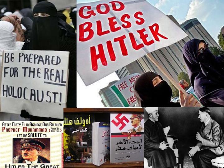 Image result for Muslims "god bless hitler"