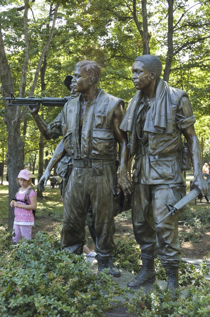 'The Three Servicemen' statue. (Photo: Getty Images)
