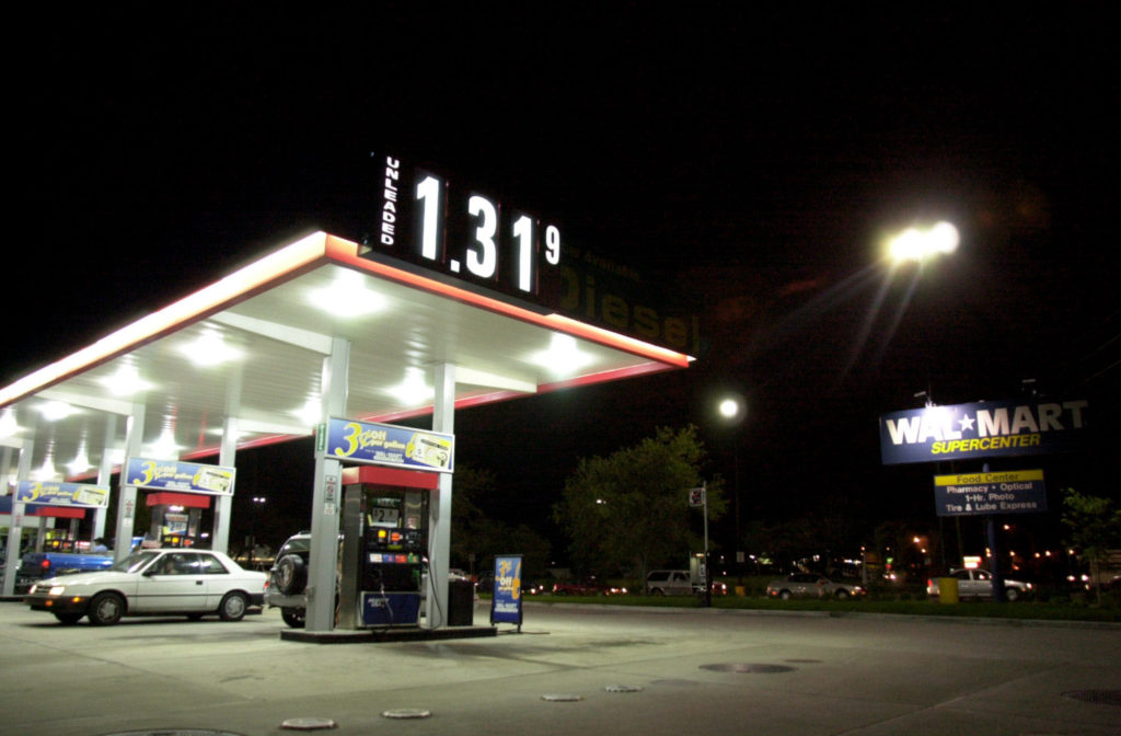 A Wal-Mart gas station in Florida. (Photo: St Petersburg Times/ZUMAPRESS/Newscom)