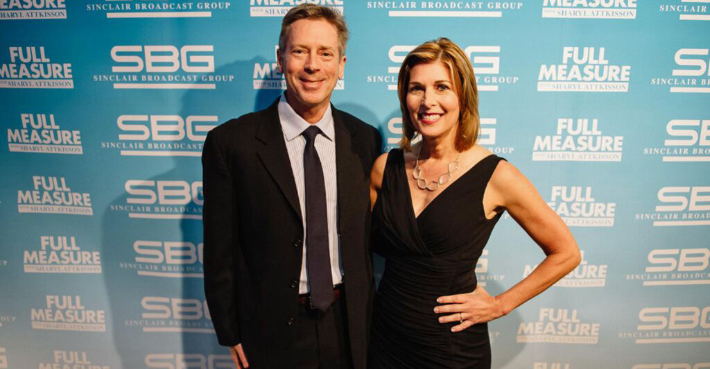 Batt Humphreys, producer of Full Measure, with Sharyl Attkisson. (Photo courtesy of Sinclair Broadcast Group)