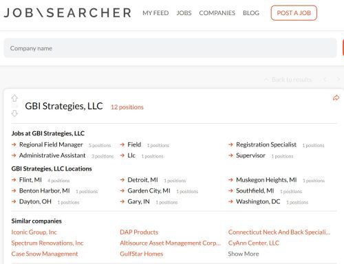 GBI Stategies Job Searcher | Joe Hoft