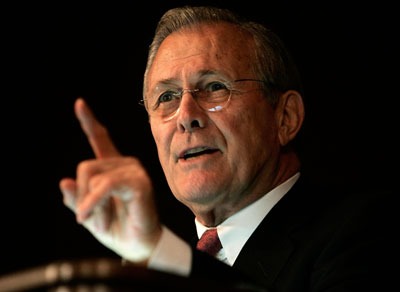 Former Secretary of Defense Donald Rumsfeld