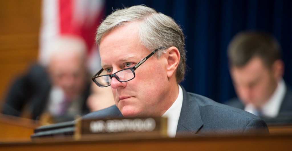 Rep. Mark Meadows of North Carolina is one of 11 Republicans to face retribution for voting against party leadership. (Bill Clark/CQ Roll Call/Newscom)
