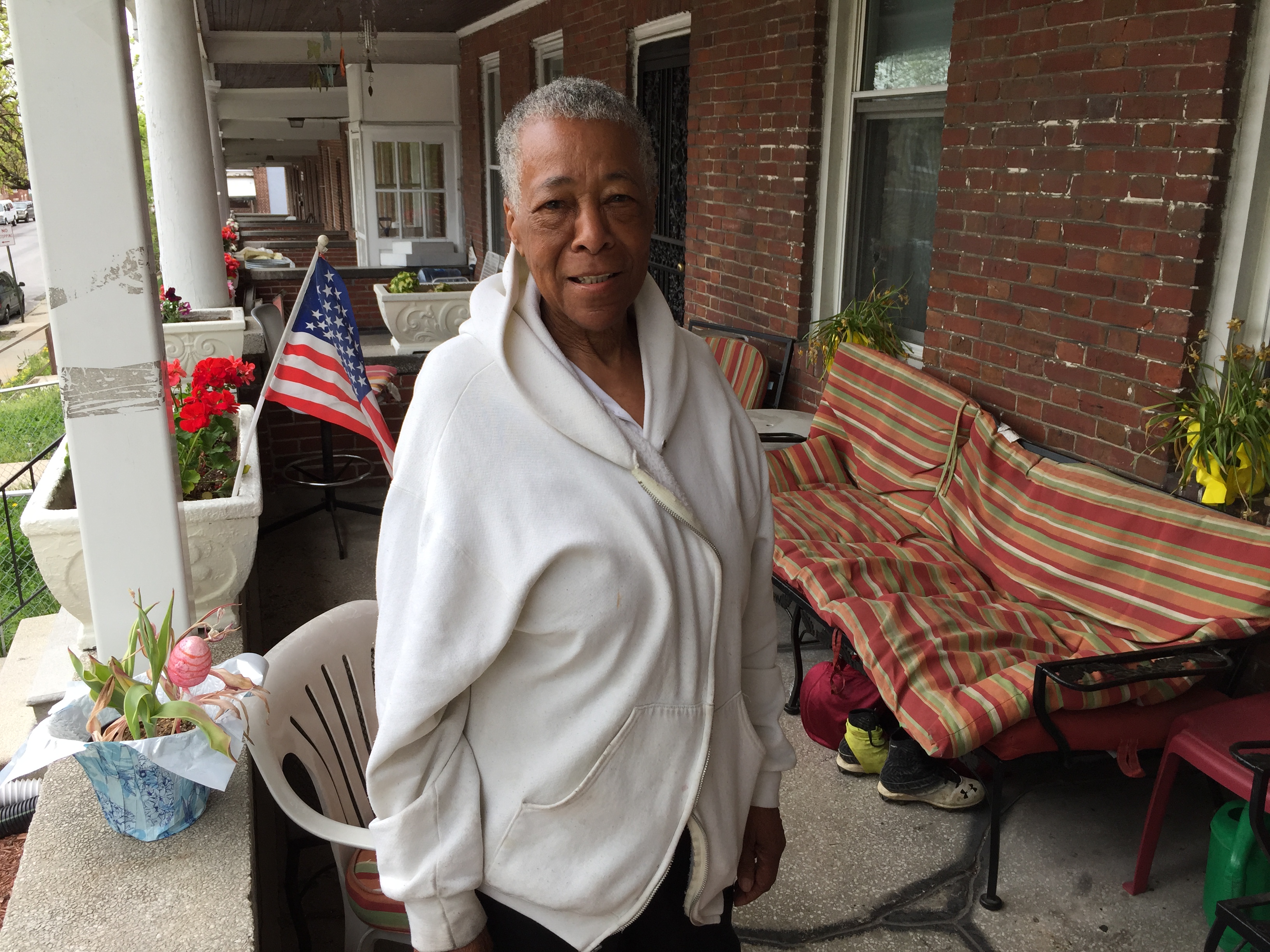Ada Norris is the neighborhood grandmother to her West Baltimore community (Photo: Josh Siegel/The Daily Signal)
