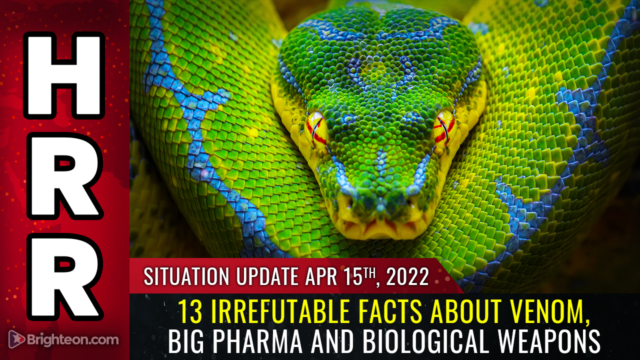 Image: PHARMA SNAKES: Thirteen irrefutable FACTS about snake venom, Big Pharma and biological weapons
