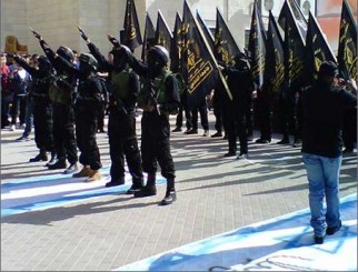 Students give Nazi salute in Al Quds University (Nov.2013)