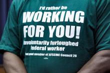 Federal worker's t-shirt
