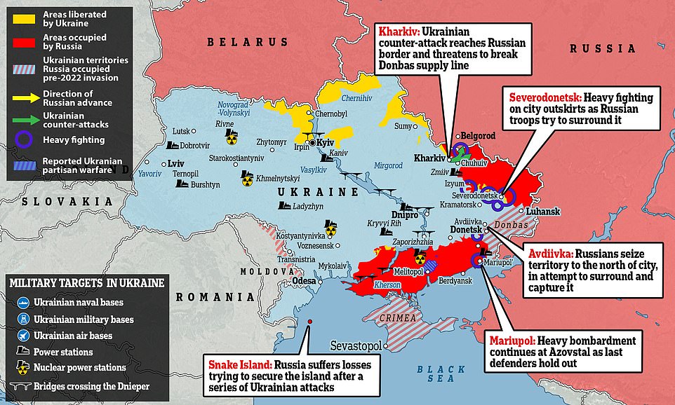 War expert Justin Bronk says ailing Russian offensive in eastern Ukraine is FAILING