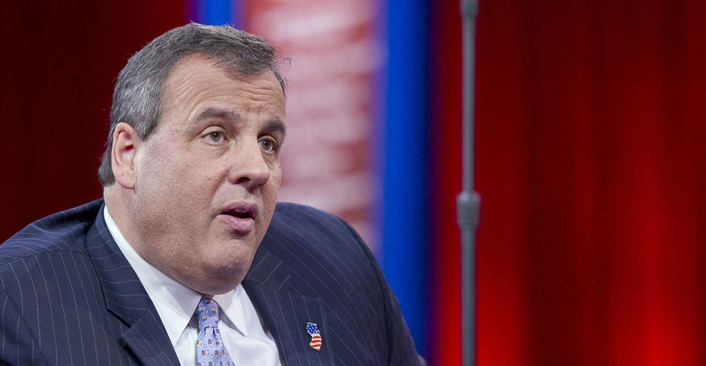 New Jersey Gov. Chris Christie makes an impression at CPAC. (Photo: Ron Sachs/Newscom)