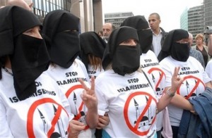 BELGIUM ANTI-ISLAM PROTEST