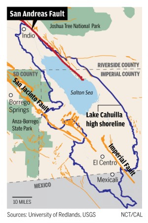 Study: Salton Sea faults may trigger big San Andreas Fault Earthquake ...