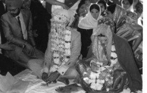Jagdish Tytler being married in Sikh temple