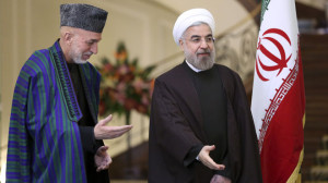 Hassan Rouhani, Hamid Karzai