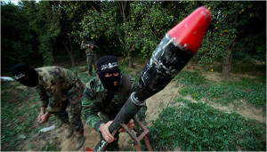 Hamas-firing-rocket