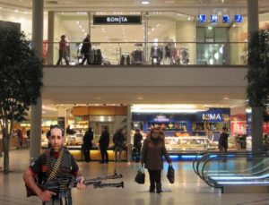 Muslim at German Mall